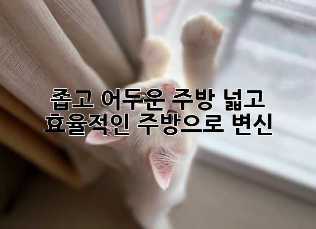 좁고 어두운 주방? 넓고 효율적인 주방으로 변신! ✨