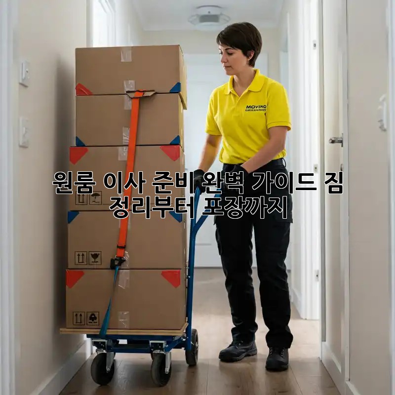 원룸 이사 준비 완벽 가이드: 짐 정리부터 포장까지!