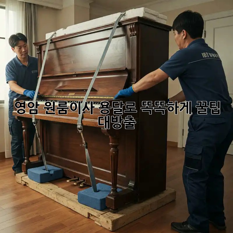 영암 원룸이사, 용달로 똑똑하게! 꿀팁 대방출 🍯