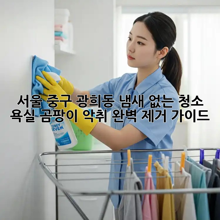 서울 중구 광희동 냄새 없는 청소: 욕실 곰팡이, 악취 완벽 제거 가이드