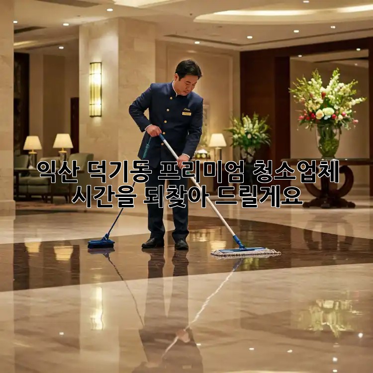 익산 덕기동 프리미엄 청소업체: 시간을 되찾아 드릴게요!