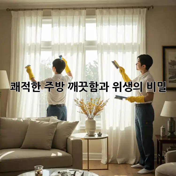 쾌적한 주방, 깨끗함과 위생의 비밀