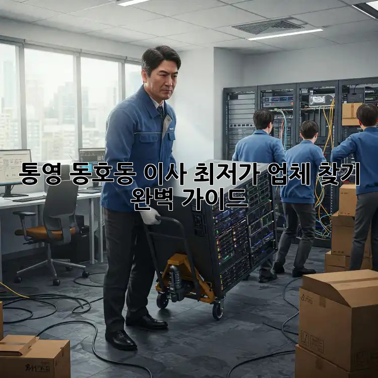 통영 동호동 이사, 최저가 업체 찾기 완벽 가이드!