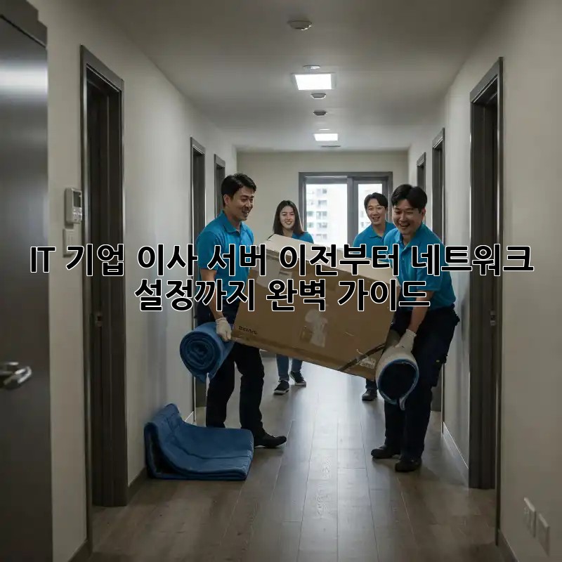 IT 기업 이사, 서버 이전부터 네트워크 설정까지 완벽 가이드