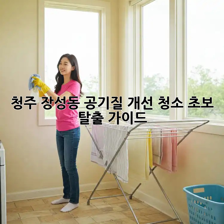 청주 장성동🏡 공기질 개선 청소✨ 초보 탈출 가이드!