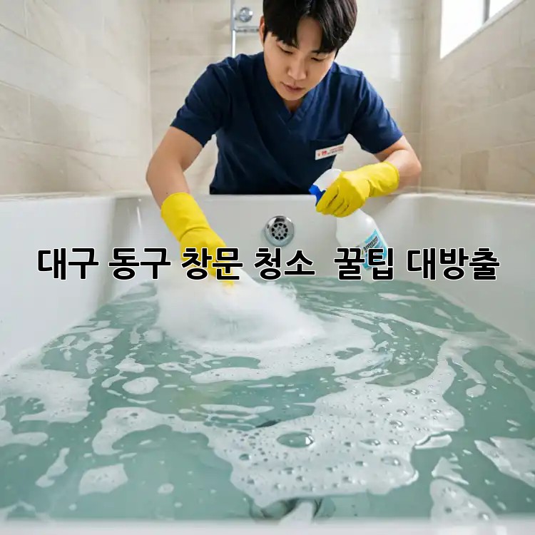 대구 동구 창문 청소 ✨ 꿀팁 대방출! 🏡✨