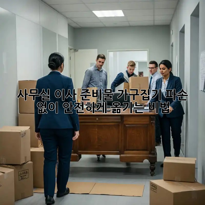 사무실 이사 준비물: 가구·집기 파손 없이 안전하게 옮기는 비법! 📦✨