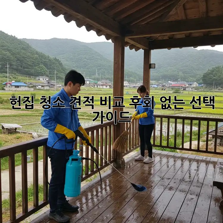 헌집 청소 견적 비교: 후회 없는 선택 가이드! 💰