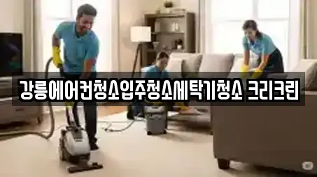 강릉에어컨청소입주청소세탁기청소 크리크린