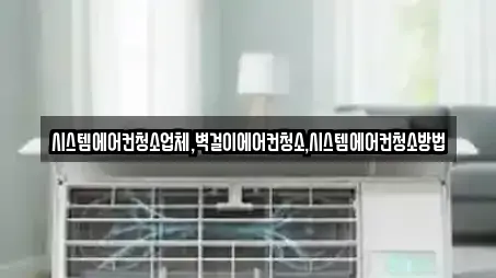 시스템에어컨청소업체,벽걸이에어컨청소,시스템에어컨청소방법