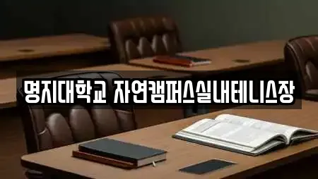 명지대학교 자연캠퍼스실내테니스장