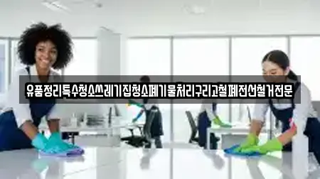 유품정리특수청소쓰레기집청소폐기물처리구리고철폐전선철거전문