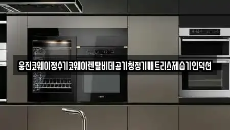 웅진코웨이정수기코웨이렌탈비데공기청정기매트리스제습기인덕션