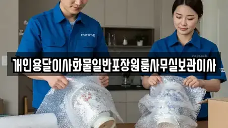 개인용달이사화물일반포장원룸사무실보관이사