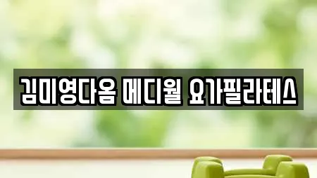 김미영다옴 메디월 요가필라테스