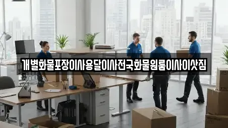 개별화물포장이사용달이사전국화물원룸이사이삿짐