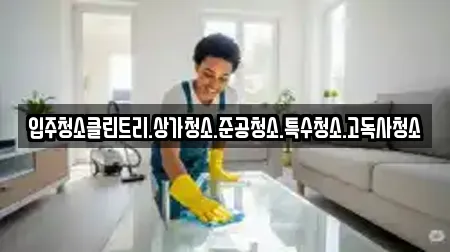 입주청소클린트리.상가청소.준공청소.특수청소.고독사청소