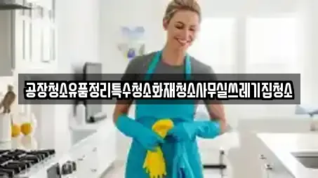공장청소유품정리특수청소화재청소사무실쓰레기집청소