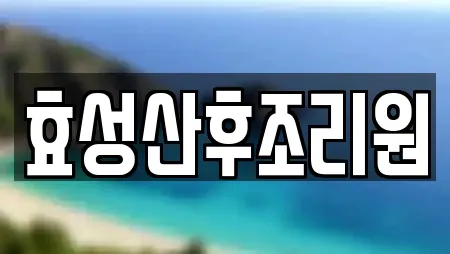 효성산후조리원