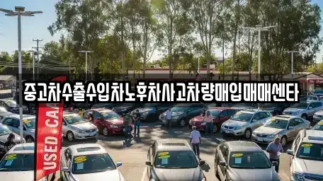 중고차수출수입차노후차사고차량매입매매센타