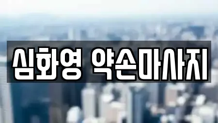 심화영 약손마사지