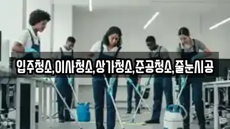 입주청소,이사청소,상가청소,준공청소,줄눈시공