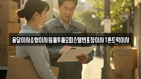 용달이사소형이사원룸투룸오피스텔반포장이사1톤트럭이사