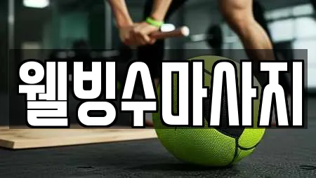 웰빙수마사지
