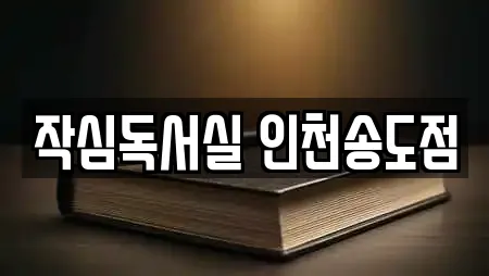 작심독서실 인천송도점