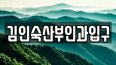 김인숙산부인과입구