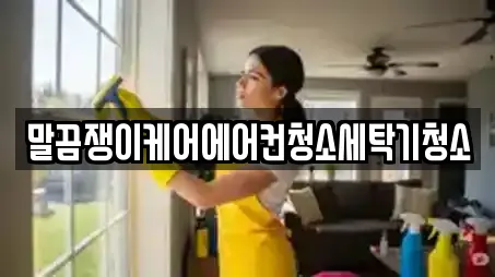 말끔쟁이케어에어컨청소세탁기청소