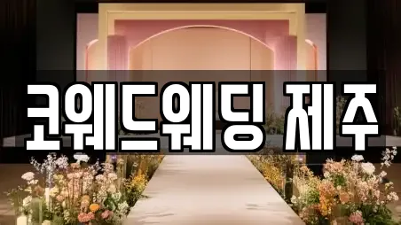 코웨드웨딩 제주