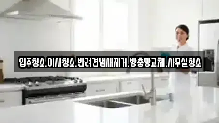입주청소.이사청소.반려견냄새제거.방충망교체.사무실청소