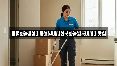 개별화물포장이사용달이사전국화물원룸이사이삿짐
