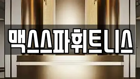 맥스스파휘트니스