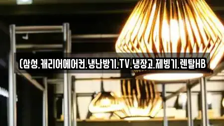 (삼성.캐리어에어컨.냉난방기.TV.냉장고.제빙기.렌탈HB
