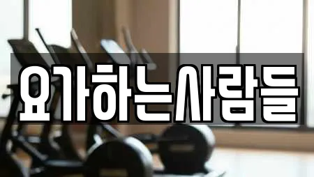 요가하는사람들