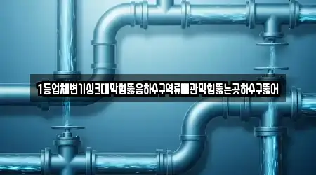 1등업체변기싱크대막힘뚫음하수구역류배관막힘뚫는곳하수구뚫어