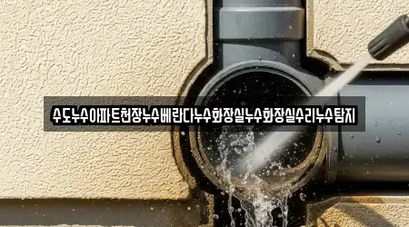 수도누수아파트천장누수베란다누수화장실누수화장실수리누수탐지