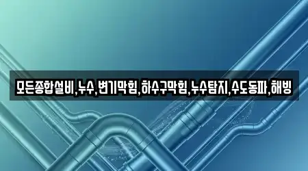 모든종합설비,누수,변기막힘,하수구막힘,누수탐지,수도동파,해빙