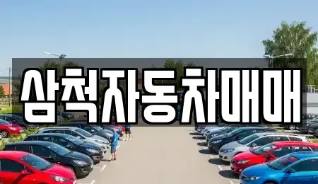 강원 삼척시 건지동 중고차 전문 삼척자동차매매