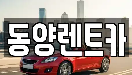 강원 삼척시 사직동 렌트카 전문 동양렌트카