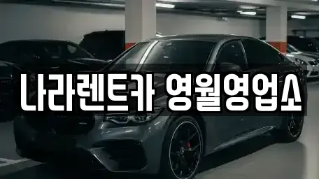 강원 영월군 영월읍 렌트카 전문 나라렌트카 영월영업소