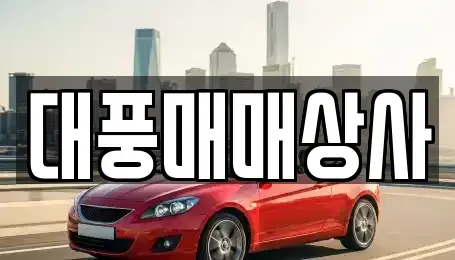 강원 원주시 관설동 중고차 전문 대풍매매상사