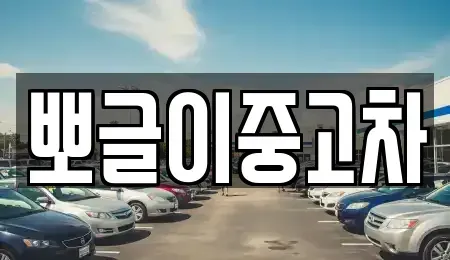강원 정선군 북평면 중고차 전문 뽀글이중고차