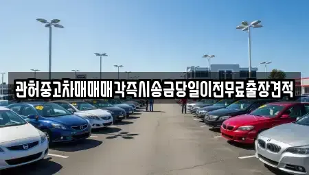 강원특별자치도 강릉시 성남동 중고차 전문 관허중고차매매매각즉시송금당일이전무료출장견적