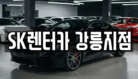 강원특별자치도 강릉시 장기렌트카 전문 SK렌터카 강릉지점