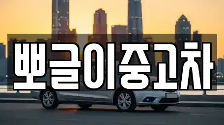강원특별자치도 동해시 단봉동 중고차 전문 뽀글이중고차