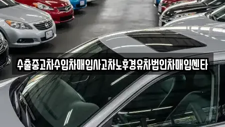 강원특별자치도 속초시 청호동 중고차매입 전문 수출중고차수입차매입사고차노후경유차법인차매입센타