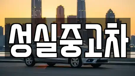 강원특별자치도 양양군 강현면 중고차매매 전문 성실중고차